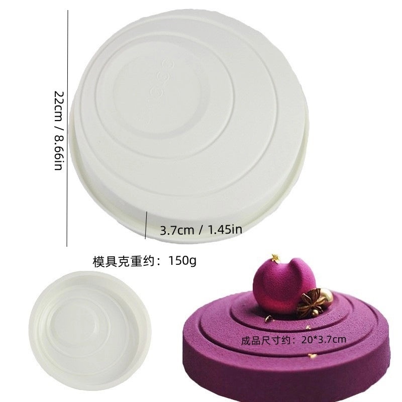 Geometric Heart Shaped Rose Silicone Mold for Kitchen Baking and Crafts | Kitchen Tools & Gadgets