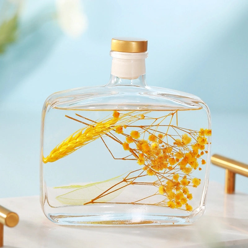 Elegant Minimalist Flower Glass Diffuser | Home Fragrance & Aromatherapy