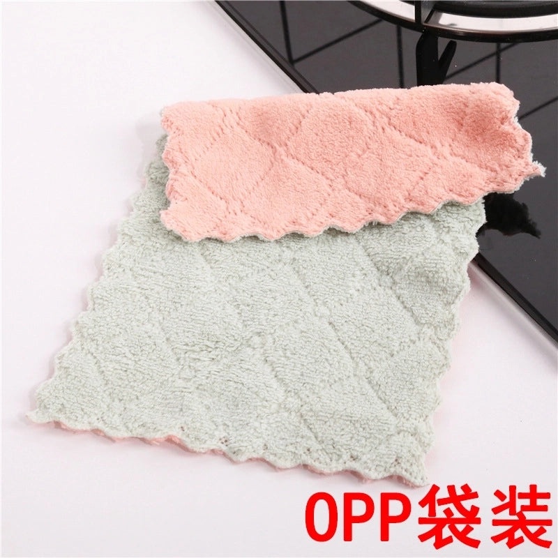 Stylish Solid Color Synthetic Fiber Dish Towel Single Piece|Kitchen Textiles and Towels