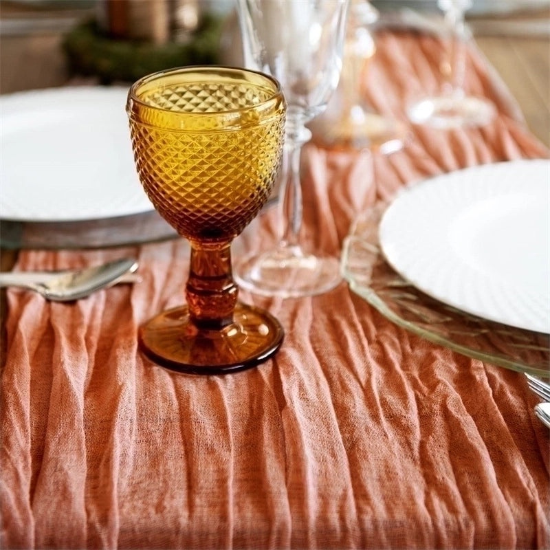 Elegant Vacation Table Runner in Solid Color Polyester|Home Decor Table Linens
