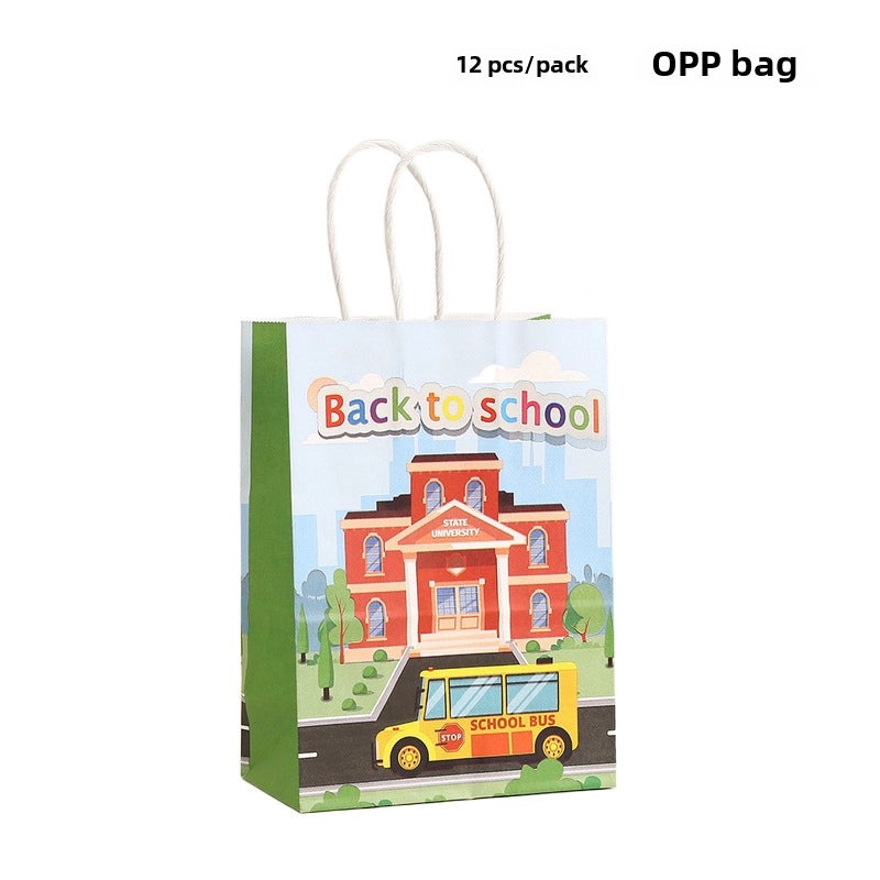 School Season Gift Bag for Stationery Book Storage | Book & Stationery Bags