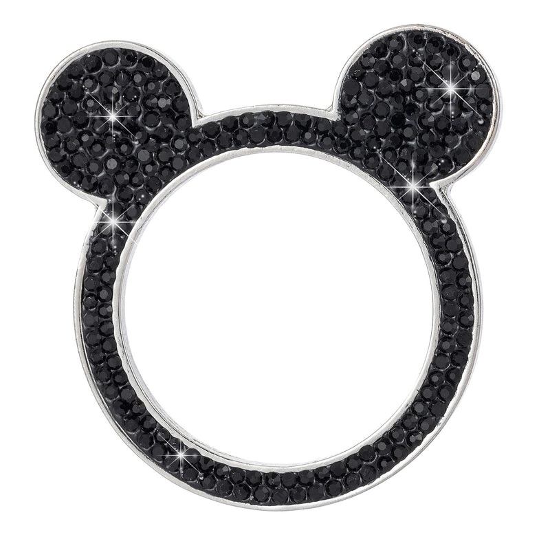 Diamond Bear Car Ignition Button Cover One-Click Start Ring Sticker Cute Mouse Universal Decorative | Car Accessories