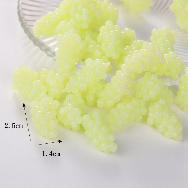 Miniature Grape Simulation Squeeze Toy Soft TPR Decompression Music Ball Yellow Peach Corn|Stress Relief Toys