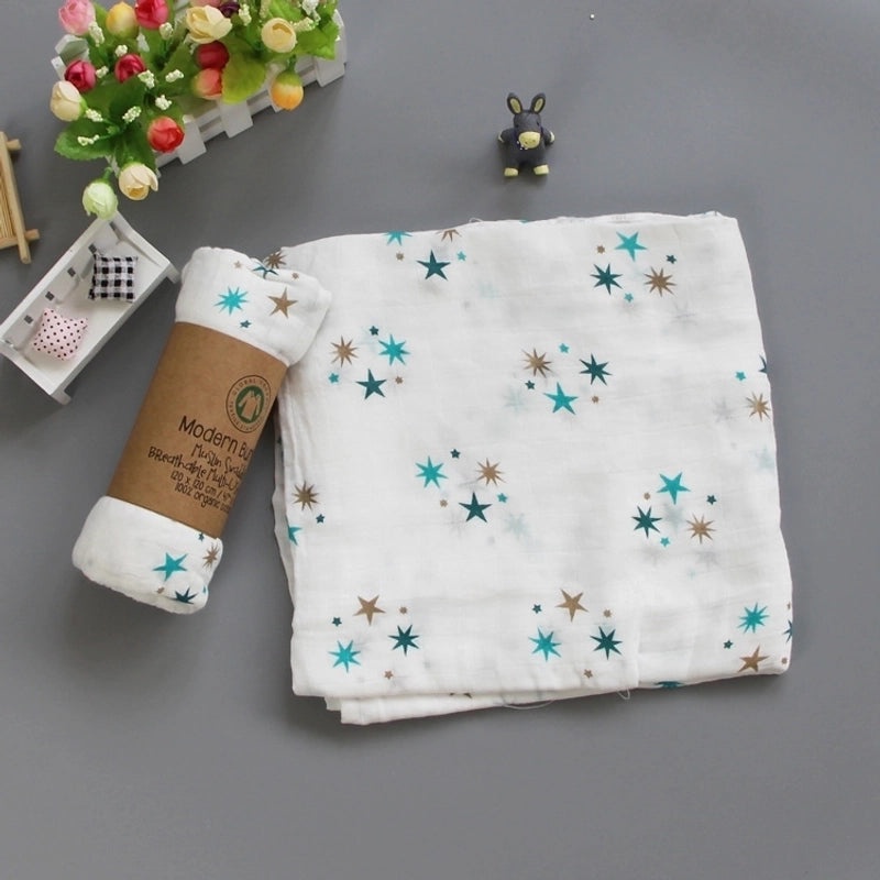 Cotton Baby Accessories with Star and Stripe Tree Design | Baby Accessories
