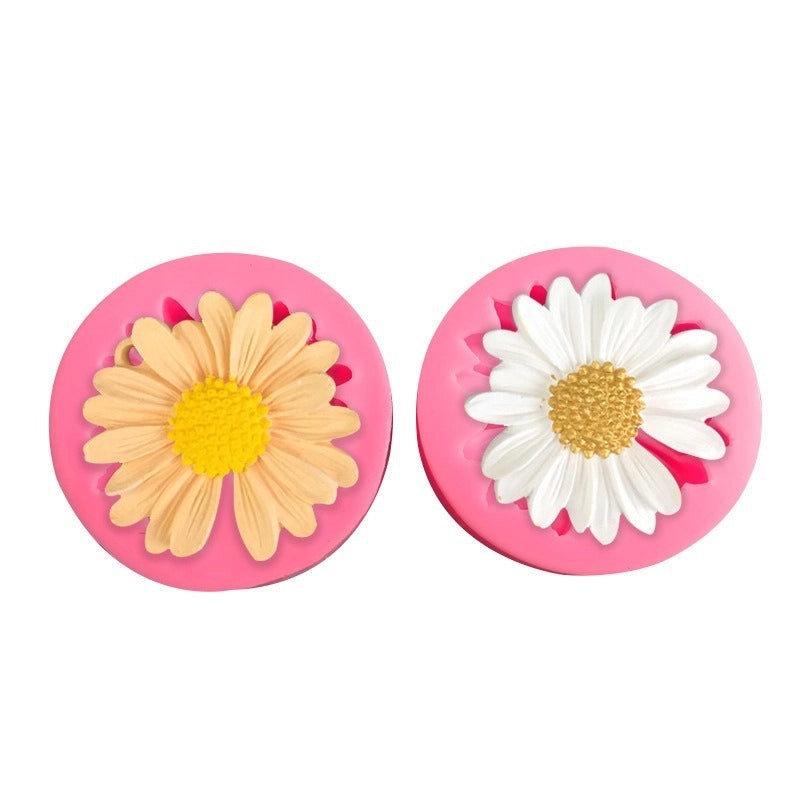 2 Pieces Casual Daisy Silicone Gel Kitchen Molds Set | Kitchen Accessories