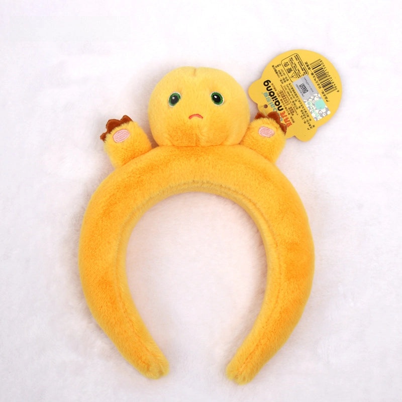 Adorable Milk Dragon Plush Non-slip Hairband for Women | Hair Accessories