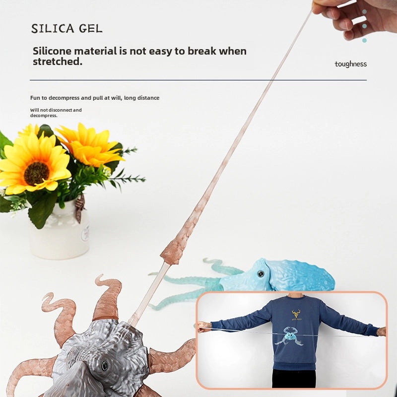 Marine Animal Soft Rubber Octopus Crab Models for Kids | Educational Toys & Outdoor Play