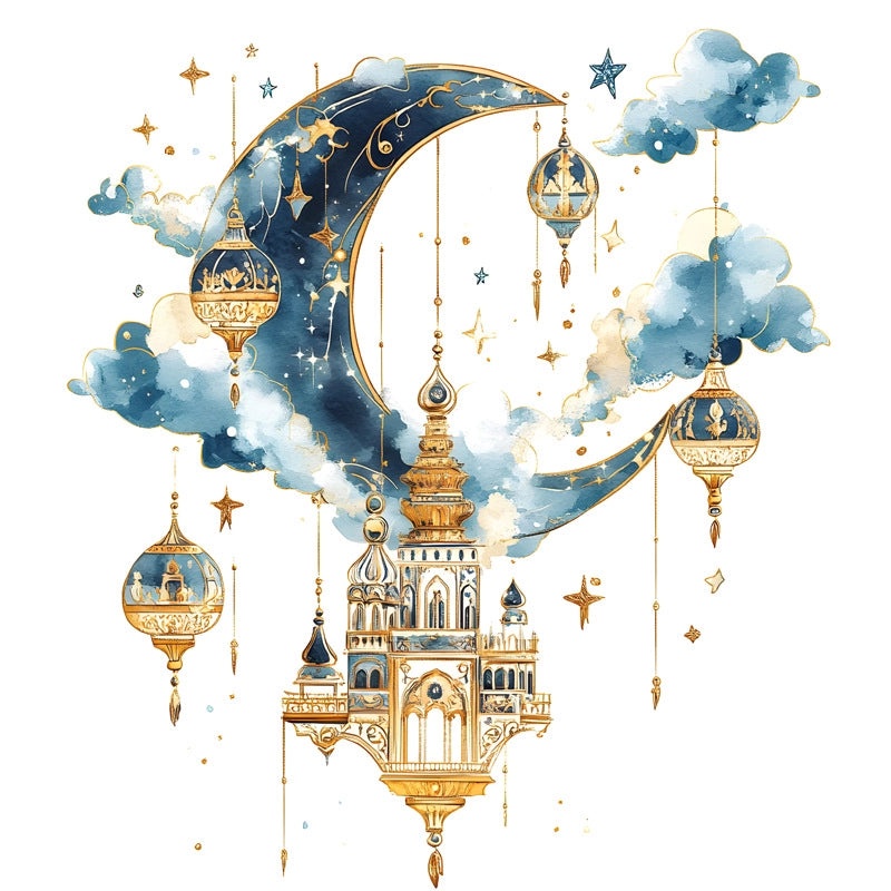 Elegant Star and Moon PVC Wall Decals for Window Decoration|Home Decor & Wall Stickers