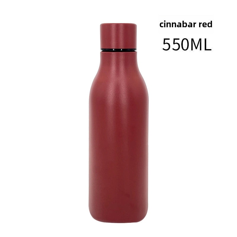 Stainless Steel Vacuum Coke Bottle Double Layer 304 Large Capacity Sports Water Cup|户外运动水杯