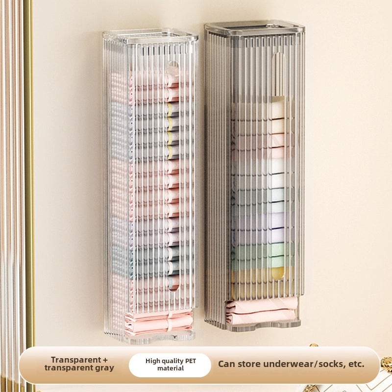 Wall-mounted Garbage Bag Dispenser Large Capacity Kitchen Plastic Bag Holder Convenient Extraction | Kitchen Storage & Organization