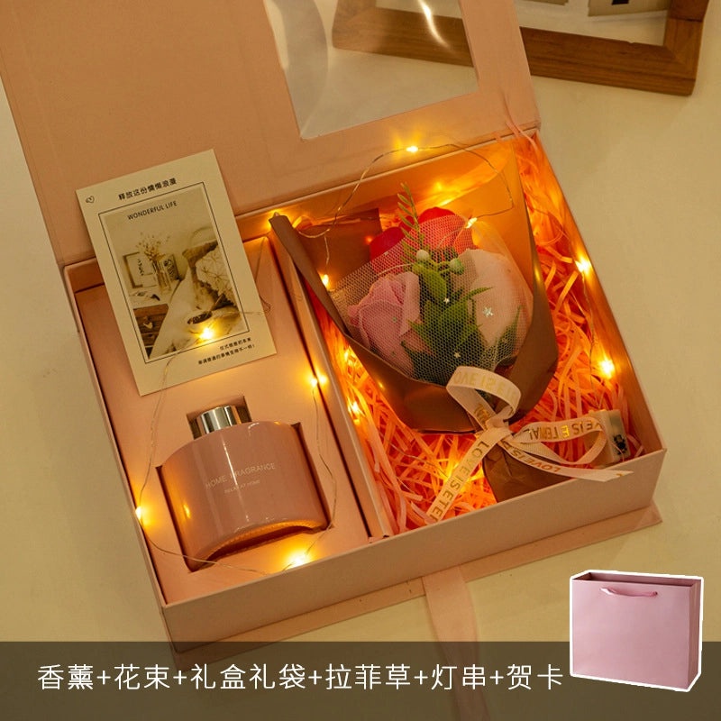 Teacher's Day Aromatherapy Bouquet Gift Box | Home Decor