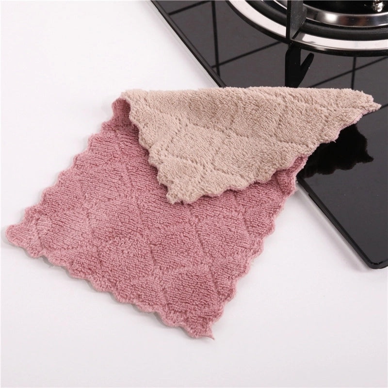 Stylish Solid Color Synthetic Fiber Dish Towel Single Piece|Kitchen Textiles and Towels