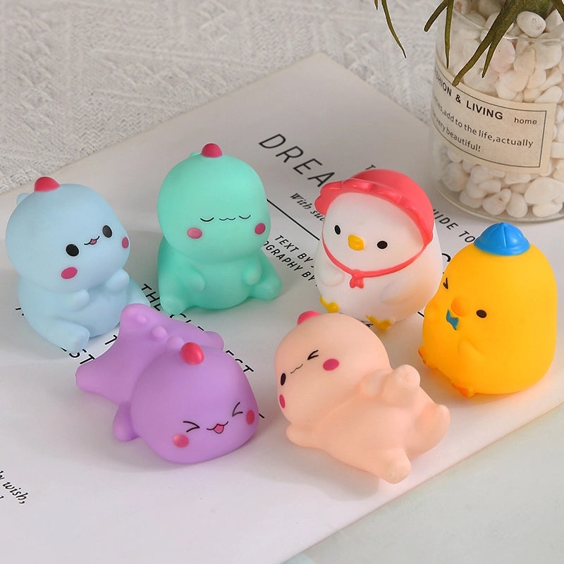 Mini Colorful Vinyl Dinosaur Toy, Educational Pinch Sound Plaything for Kids | Children's Educational Toys