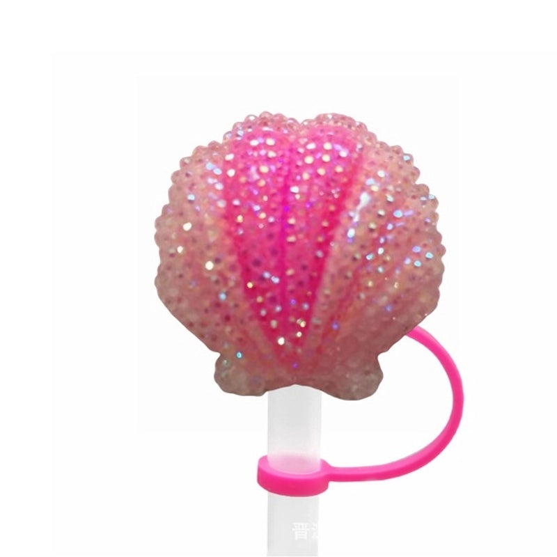 Pastoral Star Fruit Resin Straw Cap, Cute Casual Decorative Silica Gel Cover | Drinkware Accessories