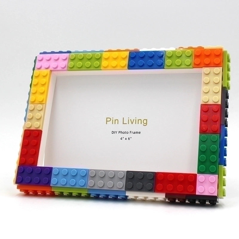 Vibrant Color Block Plastic Photo Frames for Home Decor|Photo Frames & Wall Art