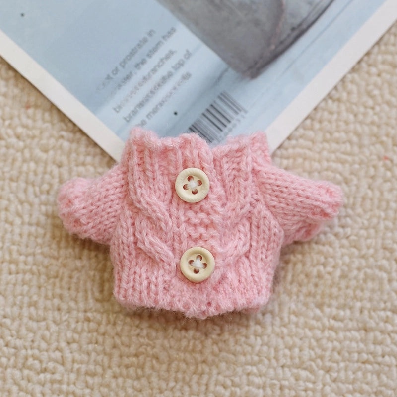West Highland Hanging Button Sweater for Small Cotton Dolls | Doll Clothes & Accessories