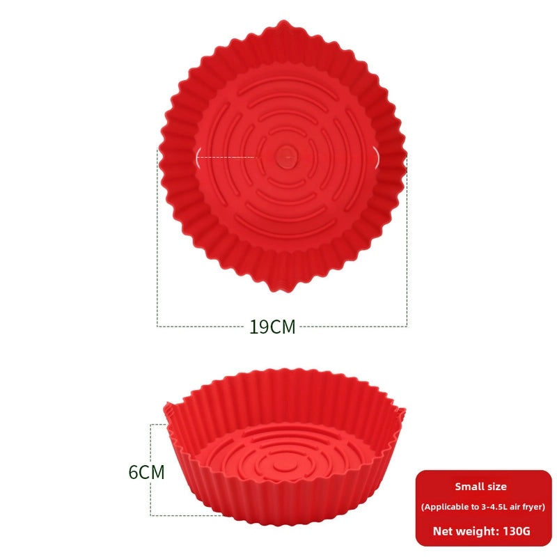 Silicone Air Fryer Cake Mold Round Cup DIY Baking Plate Mafen Cup Non-stick Silicone Pad|Kitchen & Dining Bakeware