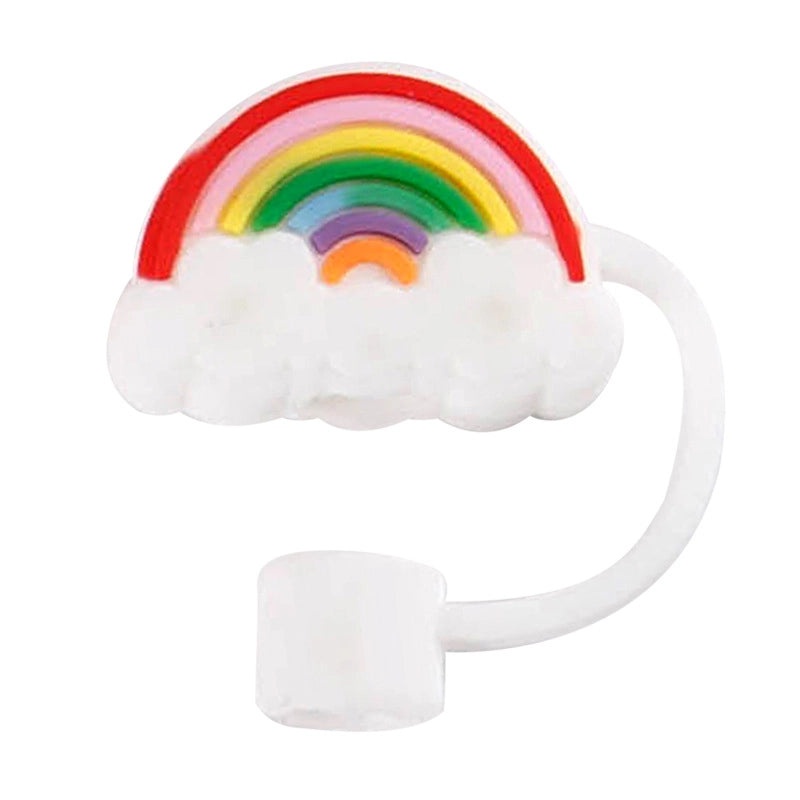 10mm Glass Straw Dust Cover Stainless Steel Cap for Large Diameter Straws Milk Tea Accessories|Drinkware Accessories