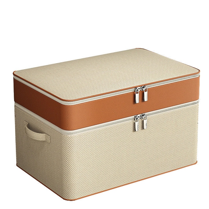 Large Capacity Quilted Storage Bag Waterproof Moisture-proof Non-woven Fabric for Clothes Plush Toys|Home Storage Solutions