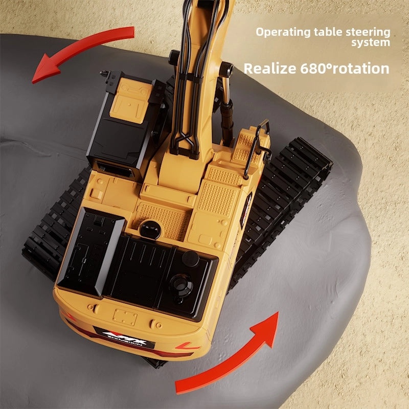 Large Alloy Remote Control Excavator Toy for Boys | Remote Control Toys