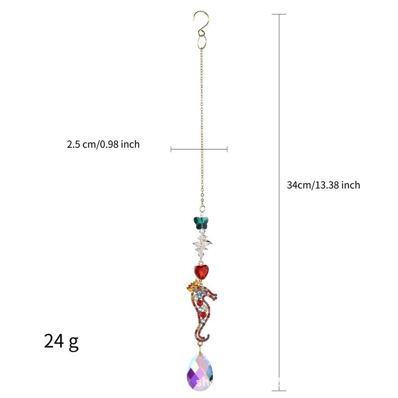 Retro Minimalist Cat Crystal Wind Chime Decorative Hanging Ornament|Home Decor Wind Chimes