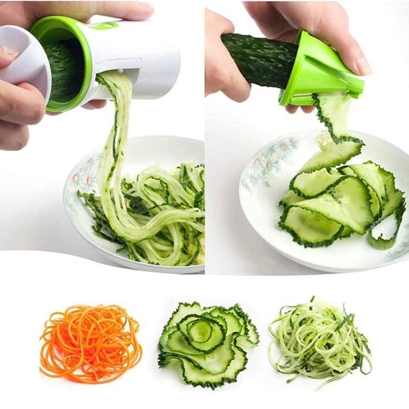 Spiral Vegetable Cutter Rotary Funnel Slicer Multifunctional Planing Cutter | Kitchen Tools & Accessories