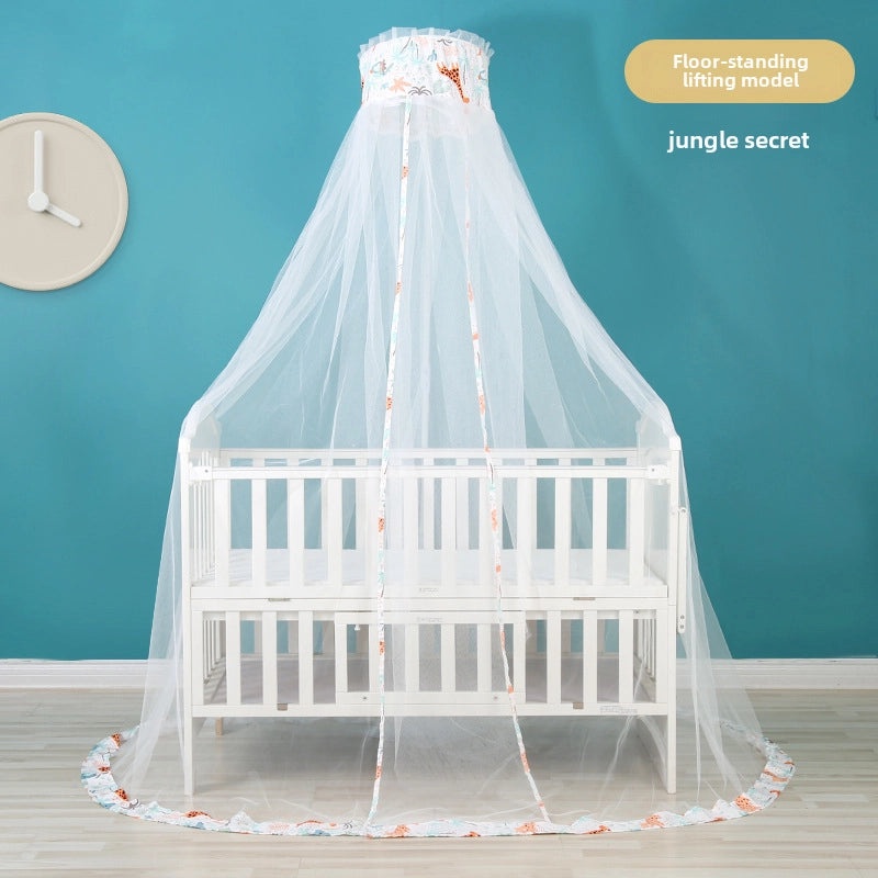 儿童床防蚊蚊帐带支架 新款宝宝婴儿防蚊罩通用夹扣设计 | 家居生活用品