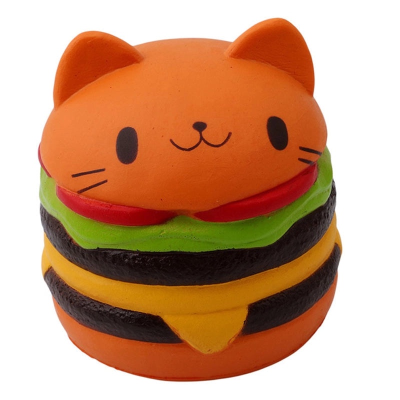 Slow Rebound Hamburger Cake Squishy Toy | Stress Relief Toys and Squishies
