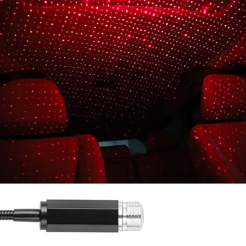 Car Star Laser Light USB Atmosphere Projector for Car Indoor Outdoor|Car Accessories Lighting