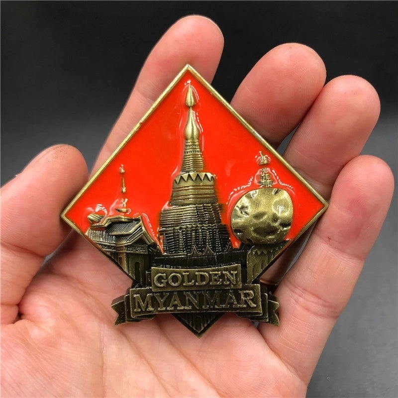 3D Metal High-End Refrigerator Magnets Set | Home Decor & Kitchen Accessories