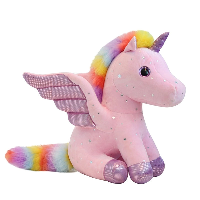 Rainbow Angel Horse Plush Doll for Kids|Toys & Games Plush Toys