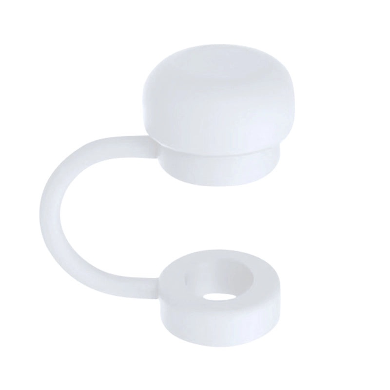 Elegant Floral Silicone Straw Cap for Cups | Drinkware Accessories