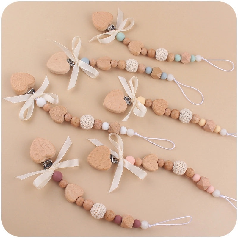 3 Pcs Heart Bow Knot Baby Hair Clips Soft Silicone Accessories|Baby Hair Accessories