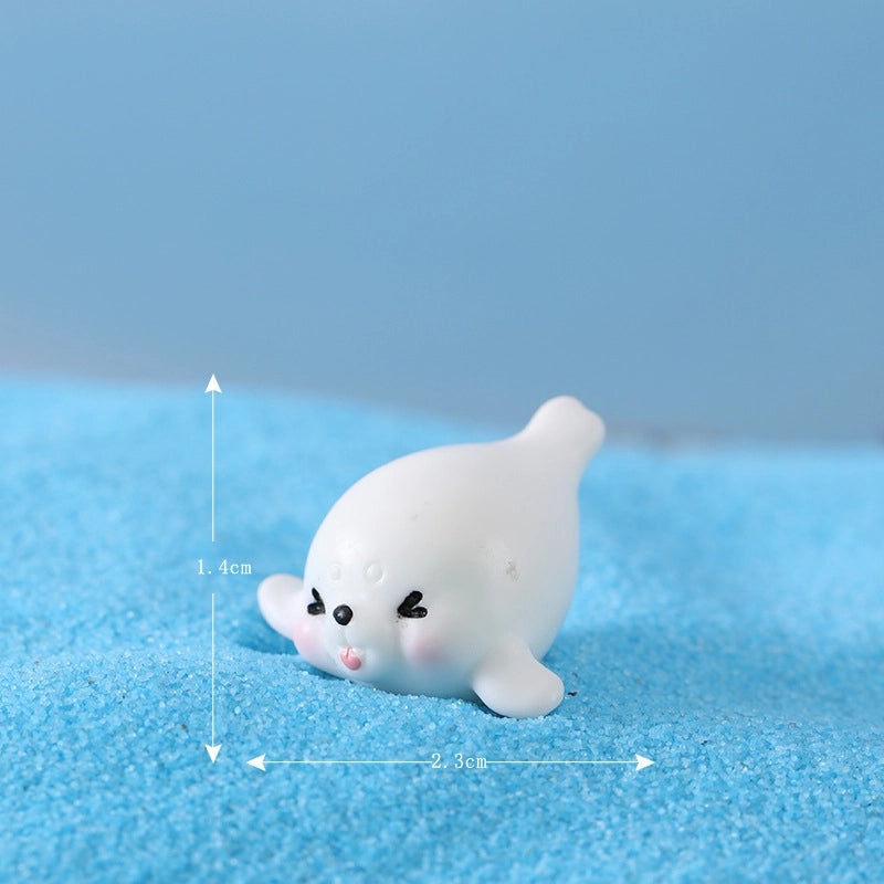 Marine Cartoon Resin Crab Shell and Whale Ornaments|Home Decor Accessories