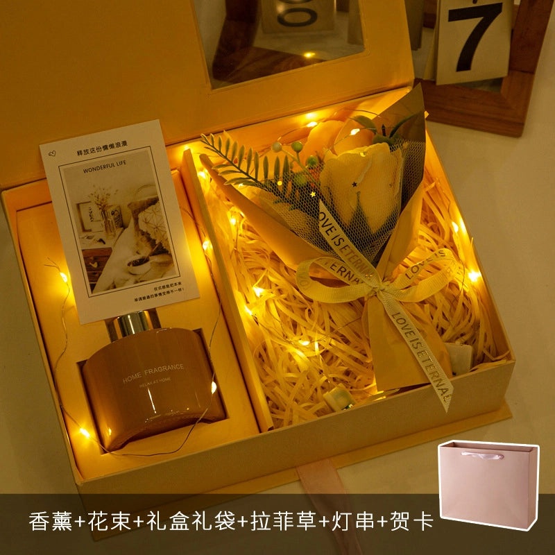 Teacher's Day Aromatherapy Bouquet Gift Box | Home Decor