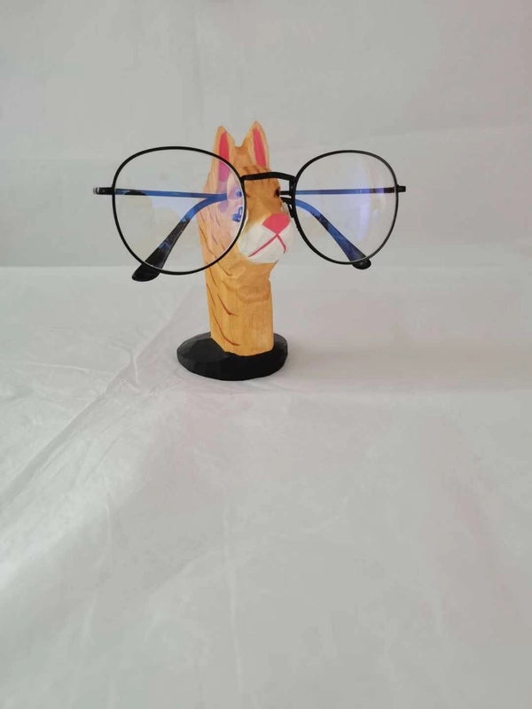 Wood Carving Animal Glasses Frame | Home Decor Crafts