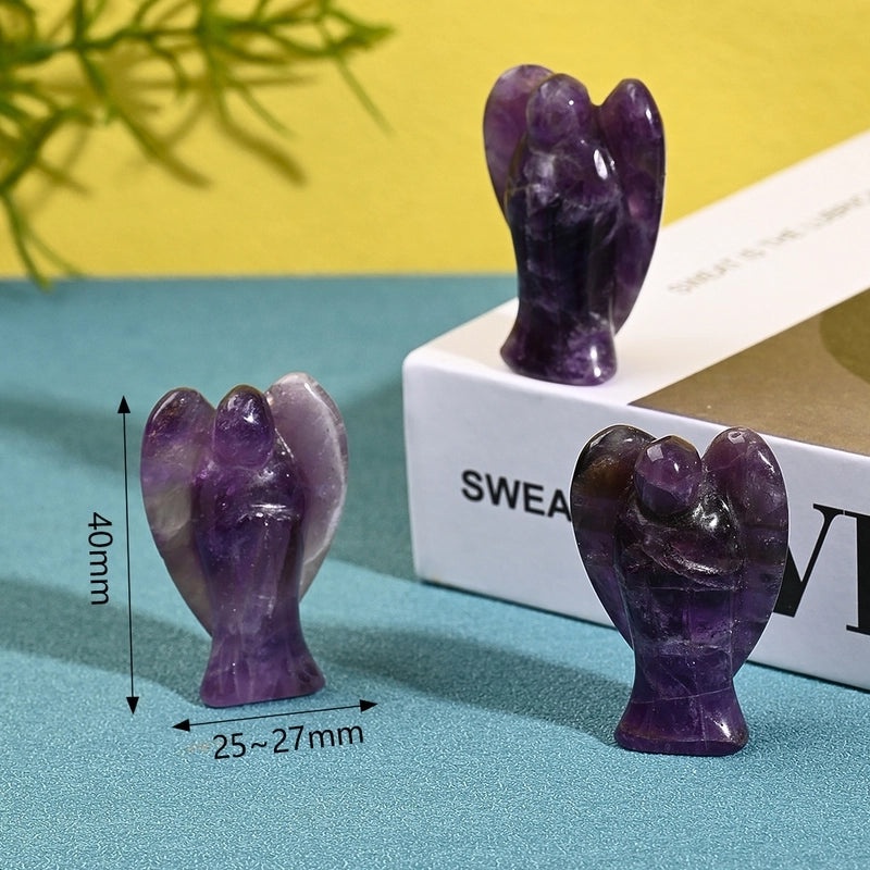 Handcrafted Minimalist Angel Natural Stone Ornaments | Home Decor & Accessories
