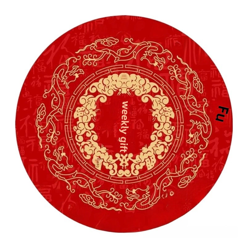 Round Red Carpet for Kids Room Living Room Bedroom Floor Mat Machine Washable Balcony Hotel Use|Home Decor Rugs & Mats
