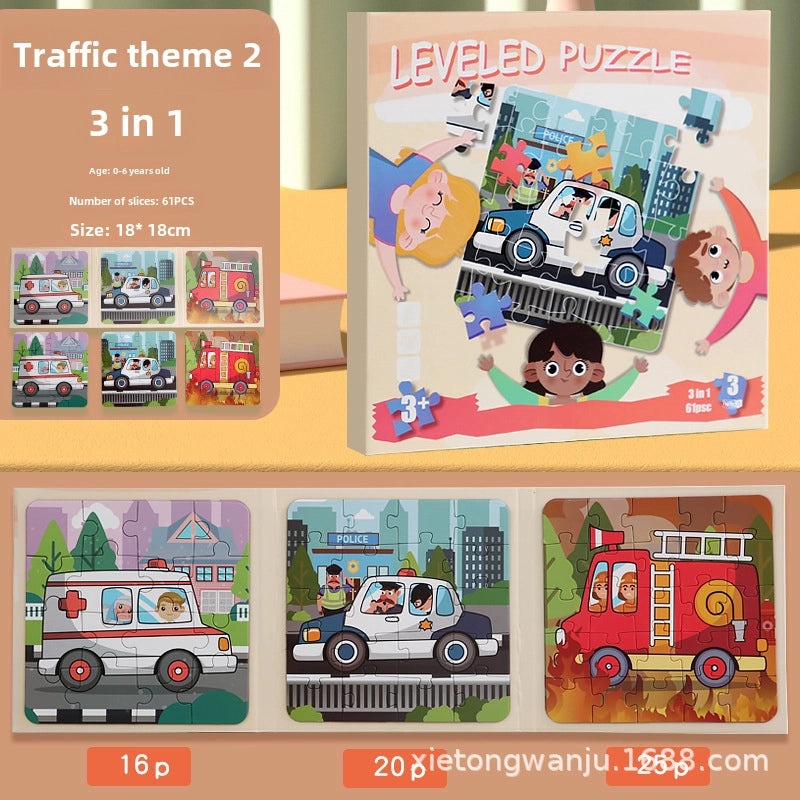 Magnetic Animal Traffic Puzzle for Toddlers and Kids Ages 1-6 | Educational Toys & Puzzles