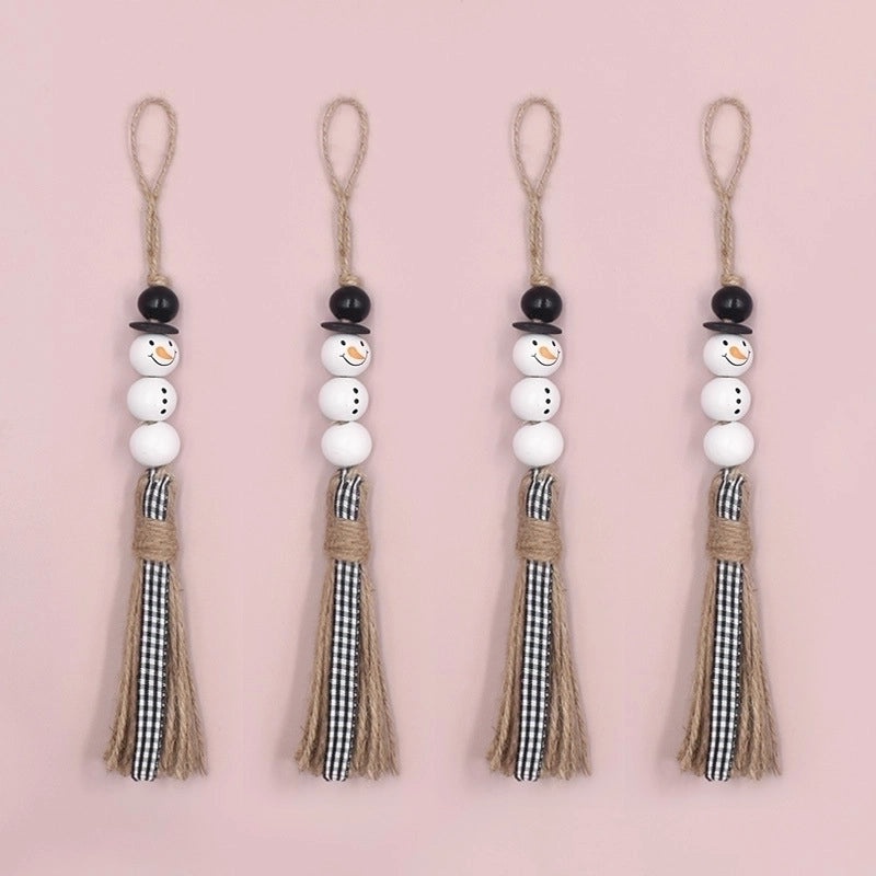 Adorable Snowman Wooden Christmas Pendant for Cozy Home Decor | Christmas Decorations
