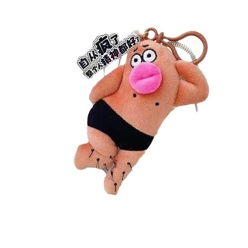 Escape Mad Stinky Things Plush Doll Keychain | Creative Mental Stability Pendant | Accessories & Keychains