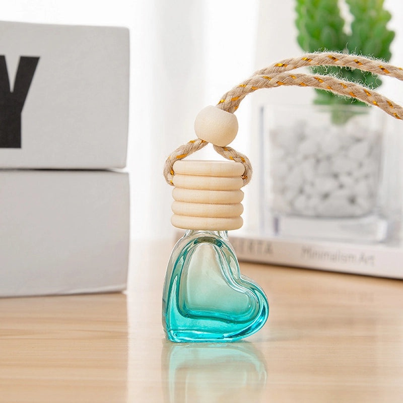 Romantic Heart-Shaped Glass Scent Diffuser|Home Fragrance & Aromatherapy