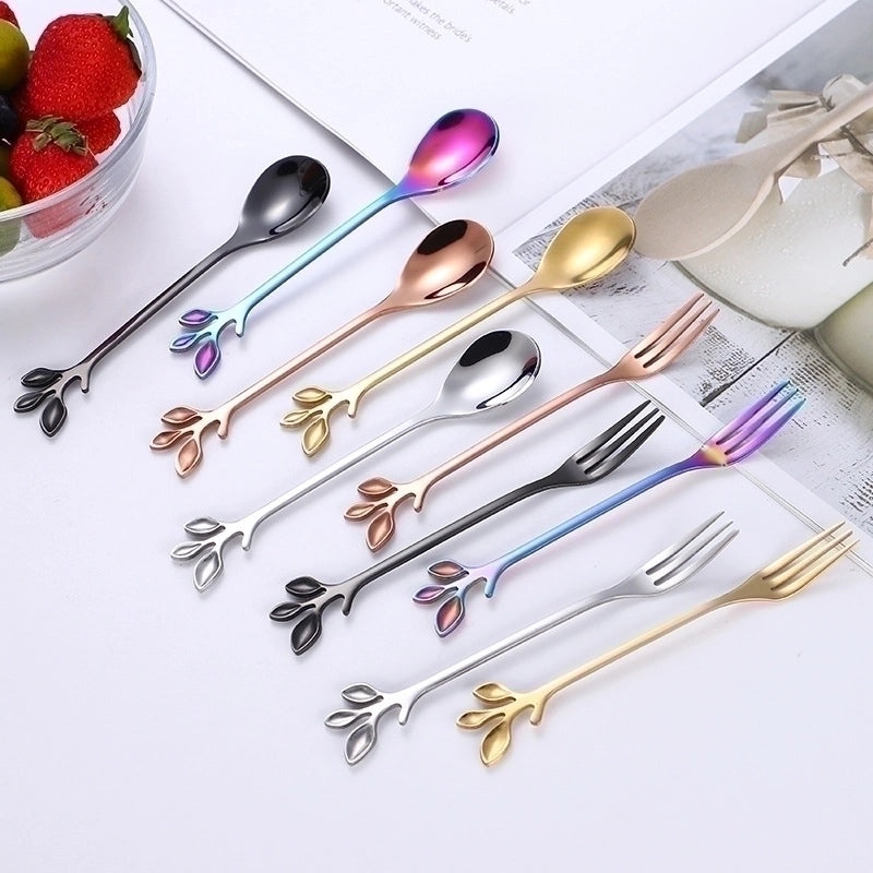 Elegant Floral Stainless Steel Spoon | Kitchen Utensils