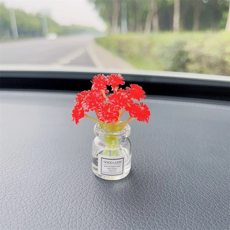 Elegant Minimalist Flower Glass Ornaments for Women|Home Decor Accessories