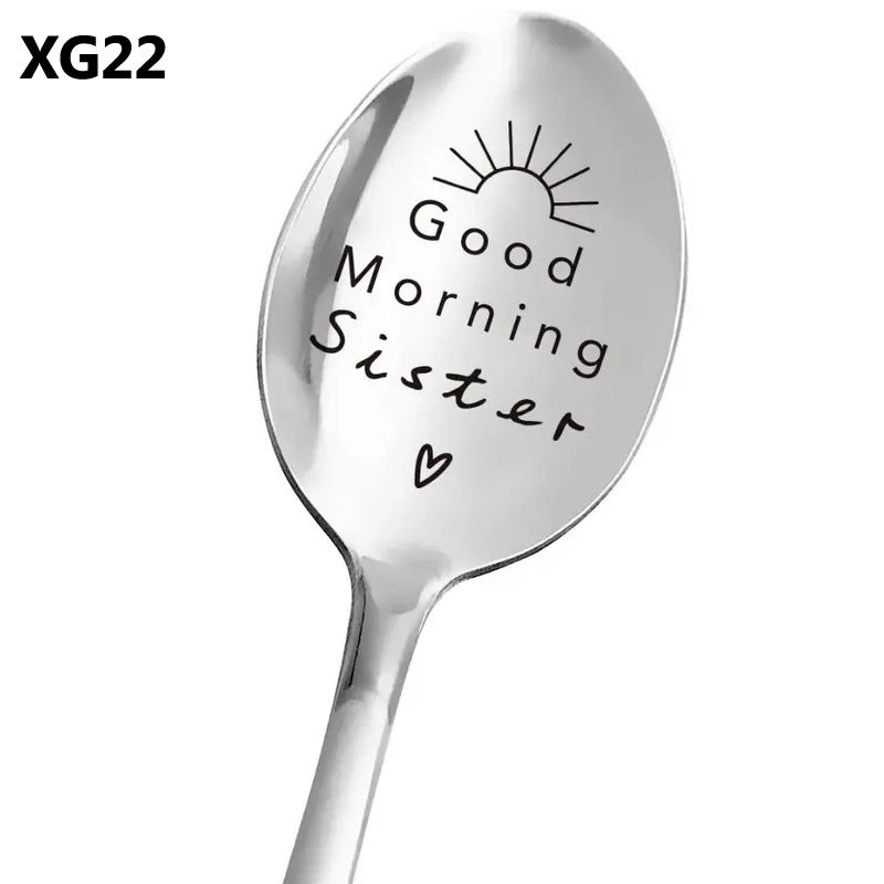 Trendy Stainless Steel Lettered Tableware Single Piece|Home & Kitchen Tableware