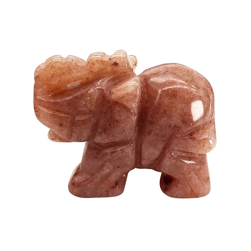 Set of 5 Minimalist Elephant Crystal Figurines | Home Decor Ornaments|Artificial Decorative Accessories|Elegant Table Decorations|Gift Ideas|Deco