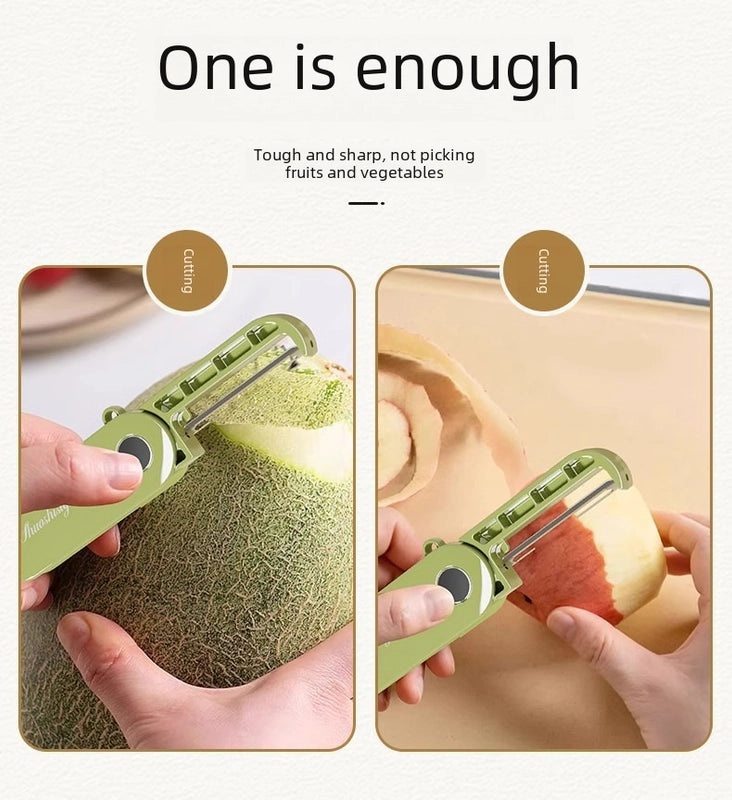 Multifunctional 2-in-1 Foldable Potato and Apple Peeler | Kitchen Gadgets