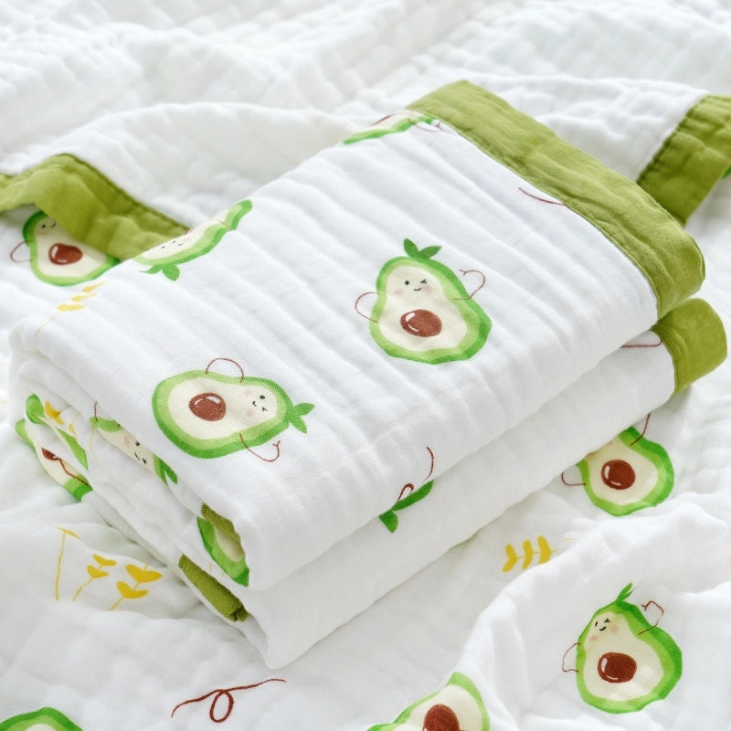 Soft Baby Bath Towel | Newborn Six-layer Gauze Cotton Absorbent Bath Quilt | Baby Care Essentials|婴儿用品