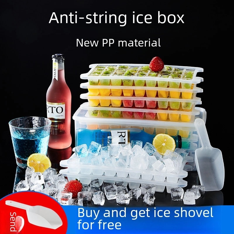 Multi-layer Plastic Ice Cube Tray with Lid | Kitchen & Dining Accessories