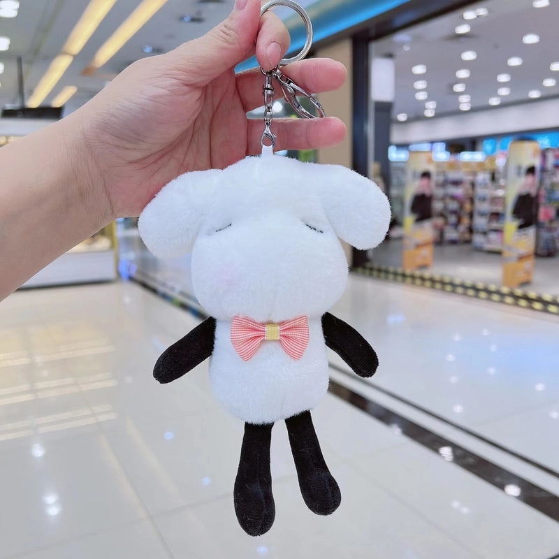 Cute Plush Alpaca Pendant Keychain Small Sheep Doll Charm for Schoolbag Gift|Accessories & Keychains